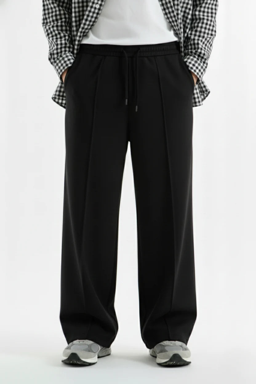 Men’s Relaxed Fit Trouser – Black D1