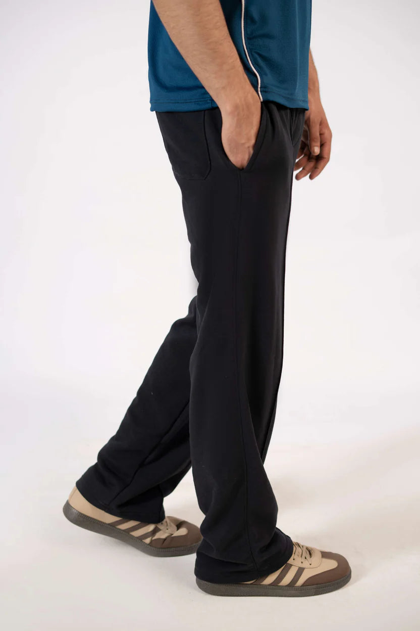 Men’s Relaxed Fit Trouser – Black D1