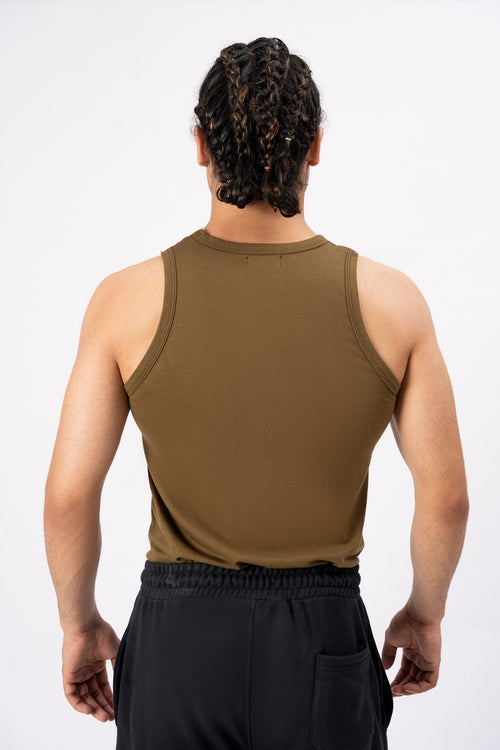 Essential Performance Tank Top – Olive A2
