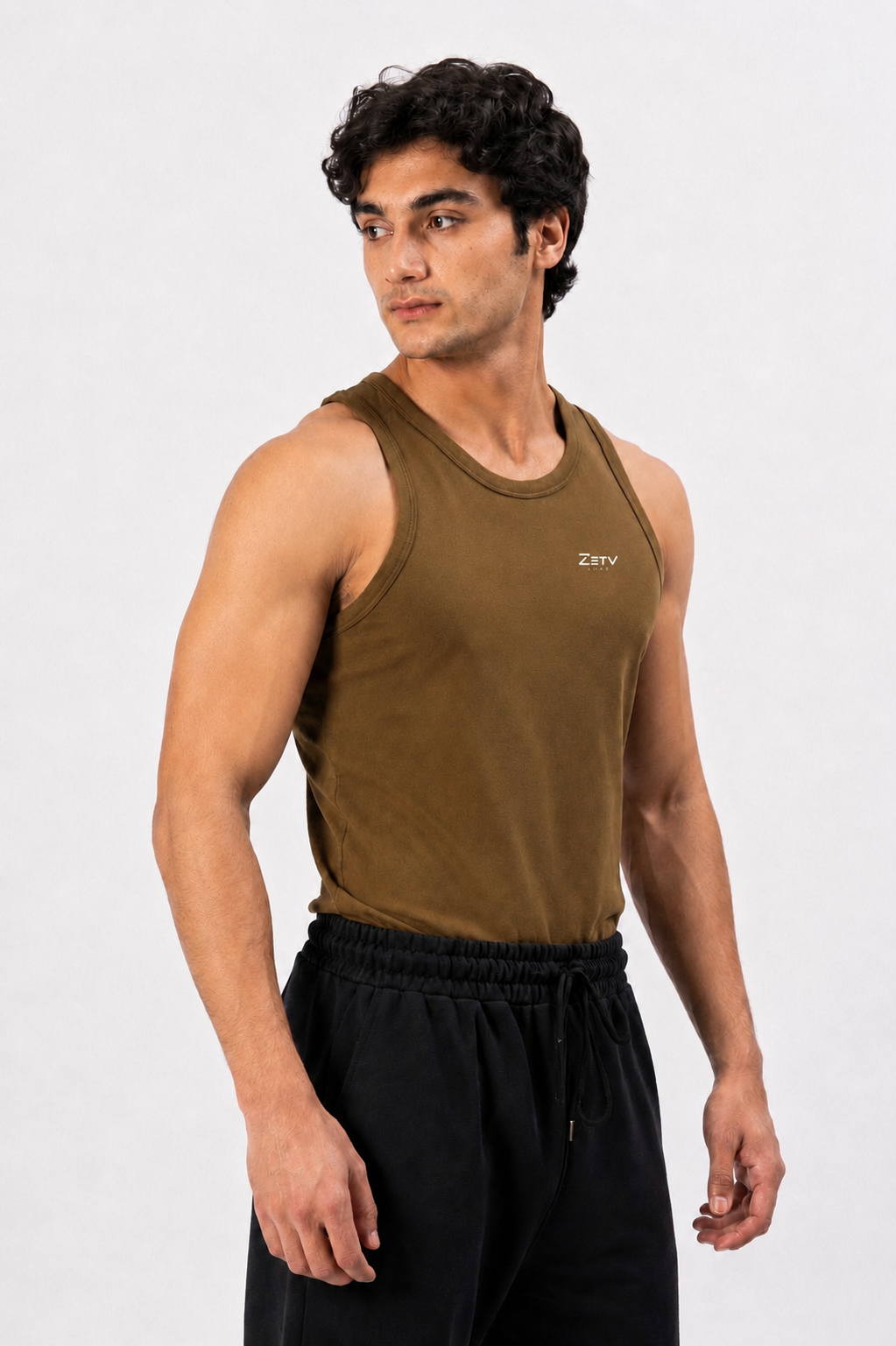 Essential Performance Tank Top – Olive A2